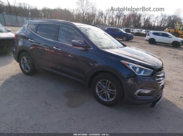 5XYZUDLB1HG468406 2017 HYUNDAI SANTA FE SPORT Dark Blue Передняя правая четверть