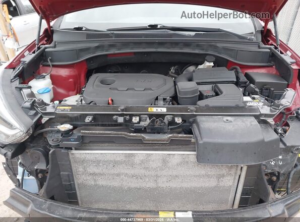 5XYZUDLB2HG423393 2017 HYUNDAI SANTA FE SPORT Red Widok z tyłu