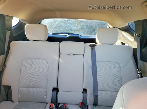 5XYZUDLB5GG375287 2016 HYUNDAI SANTA Burgundy Widok tylnych siedzeń