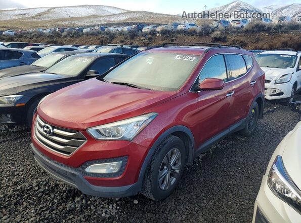 5XYZUDLB5GG375287 2016 HYUNDAI SANTA Burgundy Przód lewy