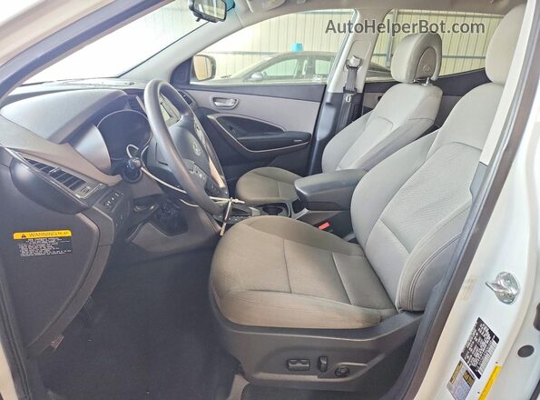 5XYZUDLB7GG361648 2016 HYUNDAI SANTA White Widok wnętrza z przodu