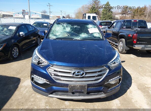 5XYZUDLB7HG473321 2017 HYUNDAI SANTA FE SPORT Синий Вид щитка приборов