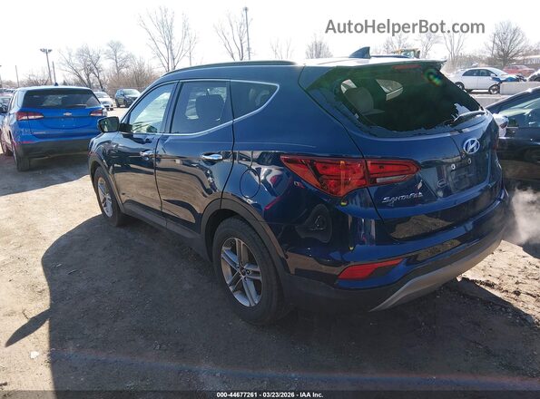 5XYZUDLB7HG473321 2017 HYUNDAI SANTA FE SPORT Синий Задняя левая четверть