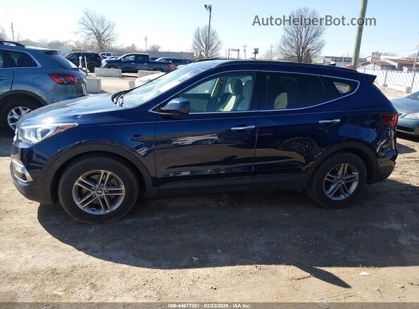 5XYZUDLB7HG473321 2017 HYUNDAI SANTA FE SPORT Синий Панорамный вид салона 360°