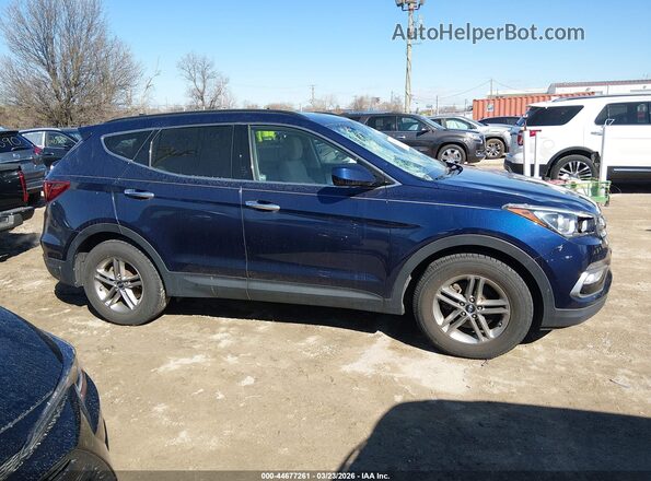5XYZUDLB7HG473321 2017 HYUNDAI SANTA FE SPORT Синий Вид задней части салона