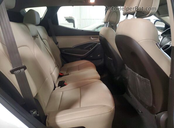 5XYZUDLB8JG513248 2018 HYUNDAI SANTA Белый Вид задней части салона