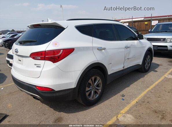 5XYZUDLBXGG362910 2016 HYUNDAI SANTA FE SPORT Белый Задняя правая четверть