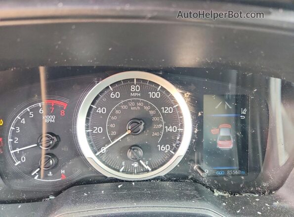 5YFEPMAE0NP280020 2022 TOYOTA LL Silver Widok zestawu wskaźników