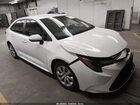 2021 Toyota Corolla Le White vin: 5YFEPMAE4MP234012