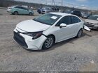 2021 Toyota Corolla Le White vin: 5YFEPMAE6MP178624