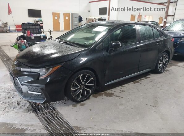 5YFS4RCE6LP050470 2020 TOYOTA LL Black Առջևի ձախ երեք քառորդ տեսարան