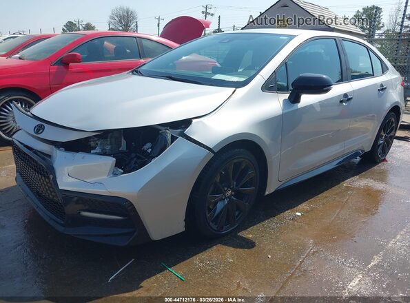 5YFS4RCE7LP037162 2020 TOYOTA LL Silver წინა მარცხენა ხედი სამი მეოთხედიდან