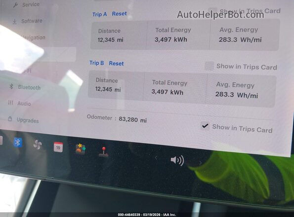 5YJ3E1EA1LF807994 2020 TESLA MODEL 3 Белый Вид задних сидений
