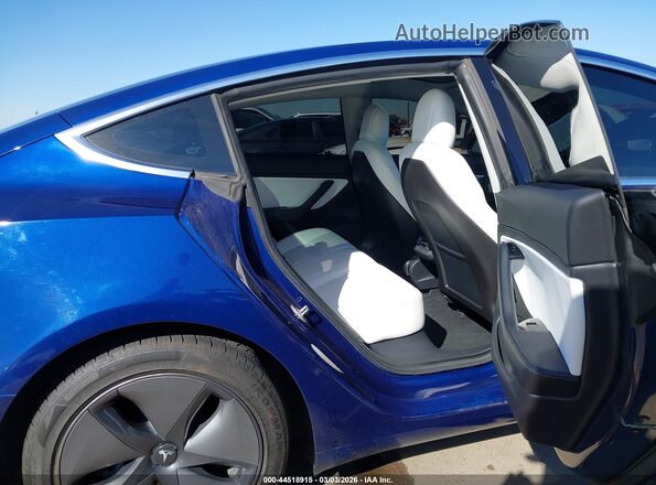 5YJ3E1EA5KF486072 2019 TESLA MODEL 3 Синий Вид наклейки с VIN-кодом