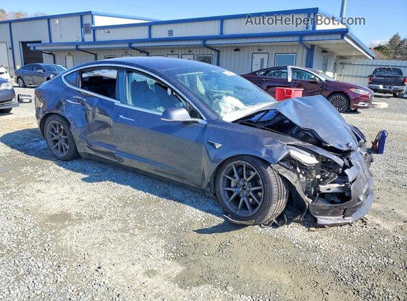 5YJ3E1EB0JF066047 2018 TESLA MODEL Серый Передняя правая четверть