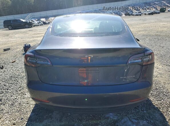 5YJ3E1EB0JF066047 2018 TESLA MODEL Серый Вид сзади