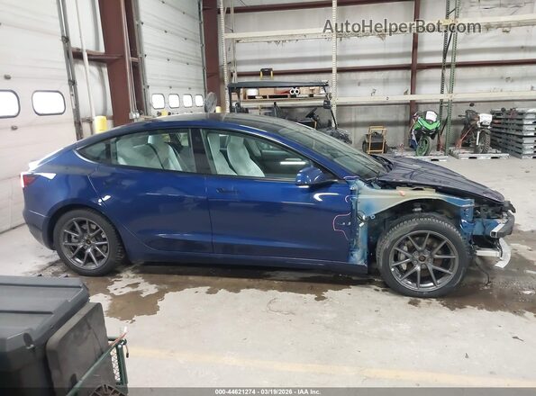 5YJ3E1EB0MF013305 2021 TESLA MODEL 3 Синий Панорамный вид салона 360°