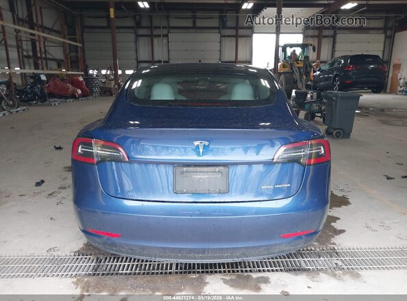 5YJ3E1EB0MF013305 2021 TESLA MODEL 3 Синий 