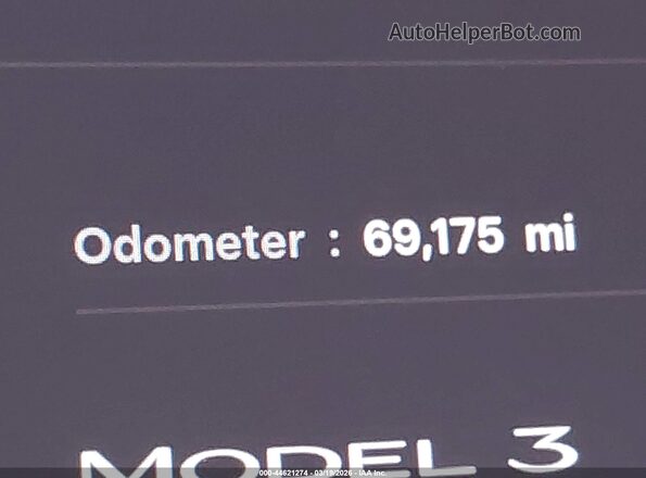 5YJ3E1EB0MF013305 2021 TESLA MODEL 3 Синий 