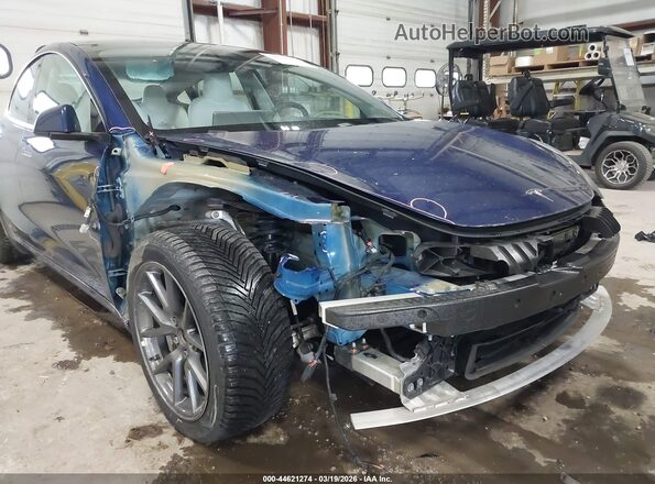 5YJ3E1EB0MF013305 2021 TESLA MODEL 3 Синий Вид спереди