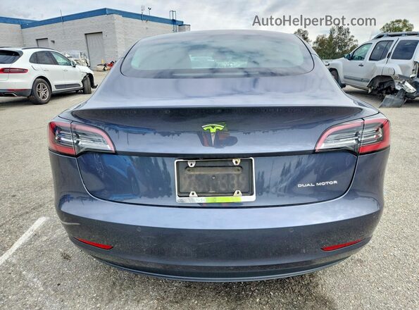 5YJ3E1EB0NF228152 2022 TESLA MODEL Угольный Вид сзади