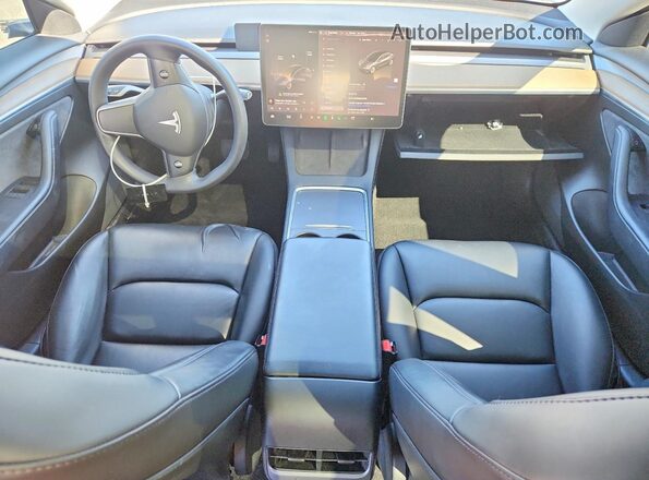 5YJ3E1EB0NF228152 2022 TESLA MODEL Угольный Вид панели приборов