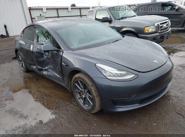 5YJ3E1EB0NF242942 2022 TESLA MODEL 3 Серый Передняя правая четверть