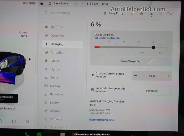 5YJ3E1EB0NF242942 2022 TESLA MODEL 3 Серый 