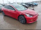 2020 Tesla Model 3 Long Range Dual Motor All-wheel Drive Red vin: 5YJ3E1EB1LF600384