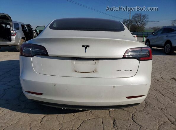 5YJ3E1EB3JF178860 2018 TESLA MODEL Белый Вид сзади