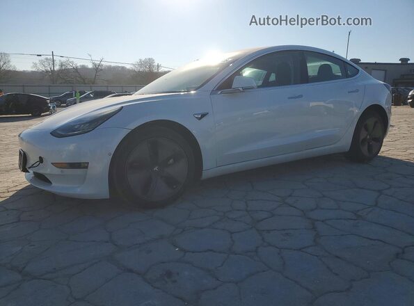 5YJ3E1EB3JF178860 2018 TESLA MODEL Белый Передняя левая четверть