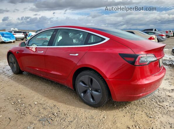 5YJ3E1EB3KF387324 2019 TESLA MODEL Red Задня ліва чверть