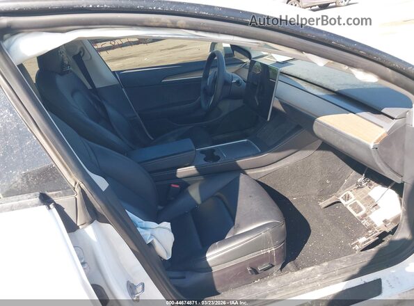 5YJ3E1EB3NF268581 2022 TESLA MODEL 3 White Սալոնի դիմացի տեսք