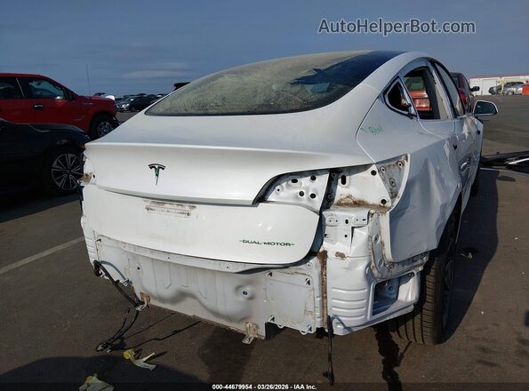 5YJ3E1EB4KF452987 2019 TESLA MODEL 3 Белый Вид спереди