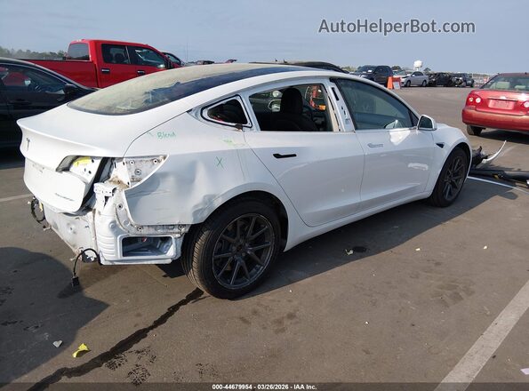 5YJ3E1EB4KF452987 2019 TESLA MODEL 3 Белый Задняя правая четверть