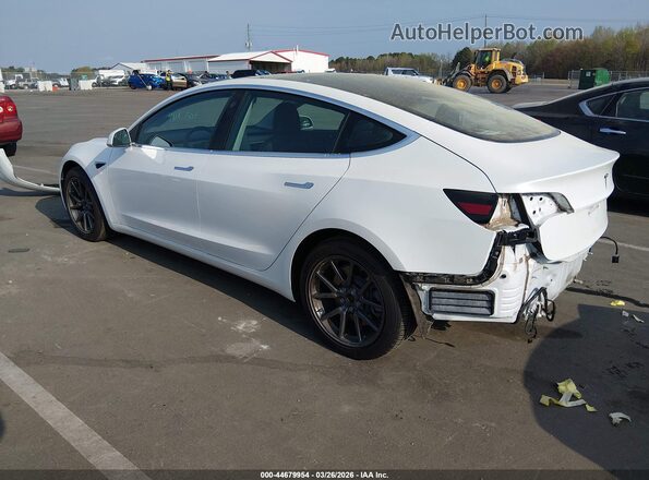 5YJ3E1EB4KF452987 2019 TESLA MODEL 3 Белый Задняя левая четверть