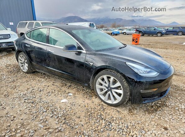 5YJ3E1EB4LF600492 2020 TESLA MODEL Black Przód prawy