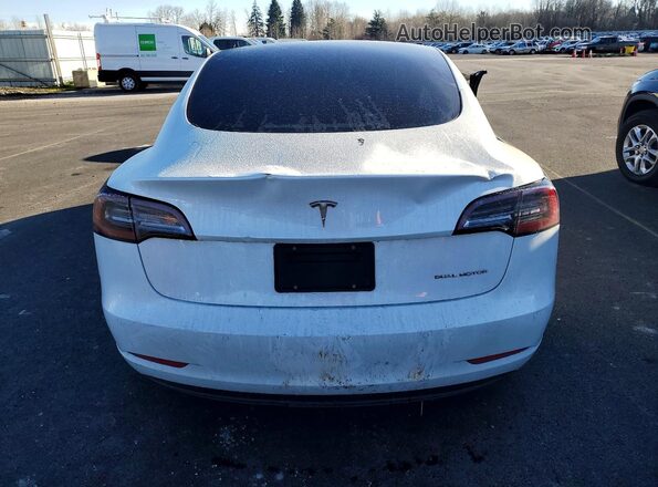 5YJ3E1EB4NF365983 2022 TESLA MODEL Белый Вид сзади