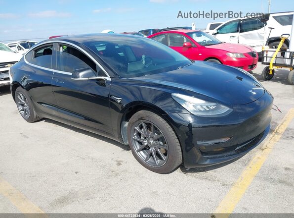 5YJ3E1EB5KF385672 2019 TESLA MODEL 3 Black Przód prawy