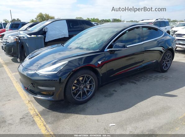 5YJ3E1EB5KF385672 2019 TESLA MODEL 3 Black Przód lewy
