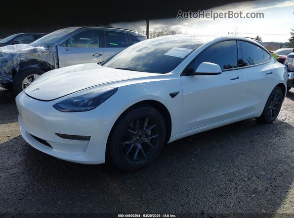 5YJ3E1EB5NF328294 2022 TESLA MODEL 3 White Przód lewy