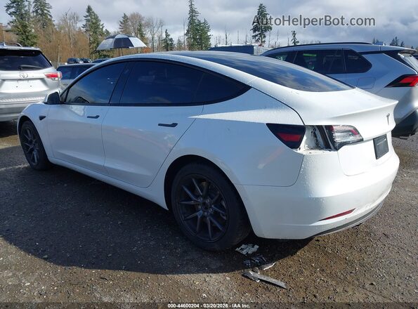 5YJ3E1EB5NF328294 2022 TESLA MODEL 3 White Tył lewy