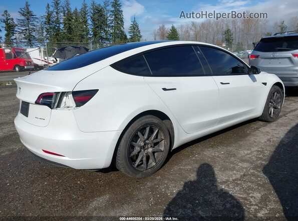 5YJ3E1EB5NF328294 2022 TESLA MODEL 3 White Tył prawy