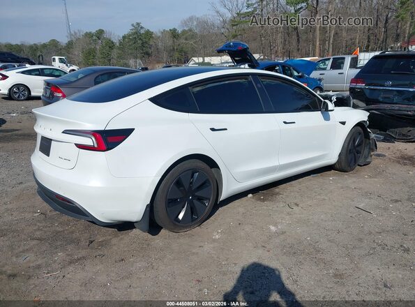 5YJ3E1EB6RF807183 2024 TESLA MODEL 3 Белый Задняя правая четверть