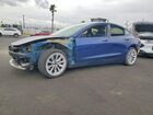 2021 Tesla Model 3 Blue vin: 5YJ3E1EB7MF015326