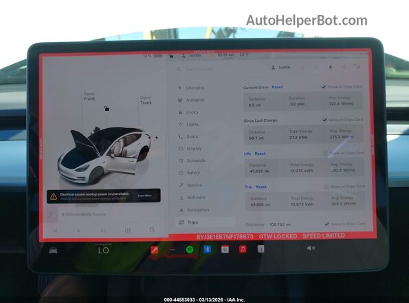 5YJ3E1EB7NF178673 2022 TESLA MODEL 3 White Вид задніх сидінь