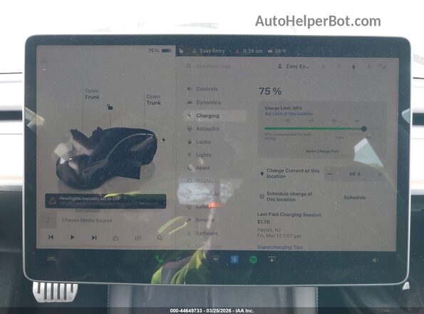 5YJ3E1EB7NF253629 2022 TESLA MODEL 3 Серый 