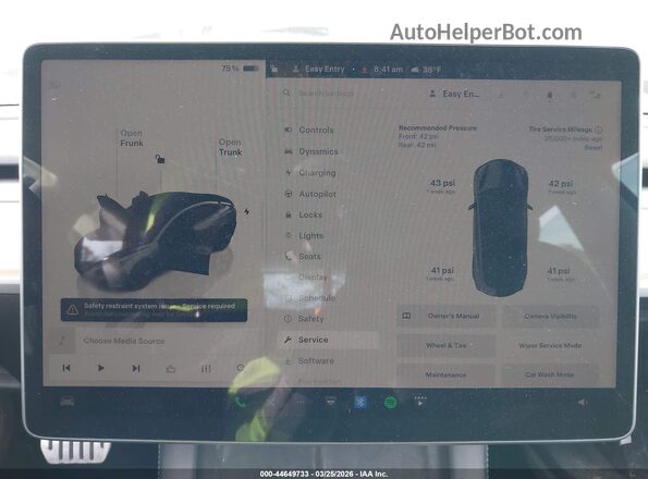 5YJ3E1EB7NF253629 2022 TESLA MODEL 3 Серый 