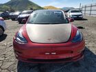 2022 Tesla Model 3 Красный vin: 5YJ3E1EB7NF286369