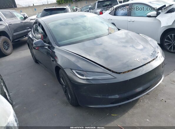 5YJ3E1EB7RF797232 2024 TESLA MODEL 3 Gray Առջևի աջ